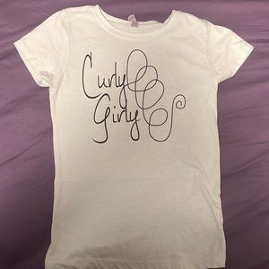 Girls Curly Girly t-shirt
